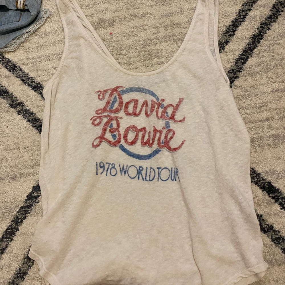 White vintage tank top